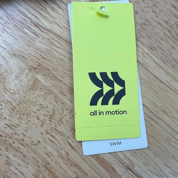 All in Motion Women's Black Cut Out Hipster Bikini Bottom - Size Medium - NWT - Picture 3 of 8